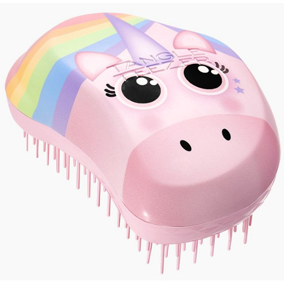 Tangle Teezer The Original Mini Profesionální rozčesávací kartáč pro děti Rainbow Unicorn Print