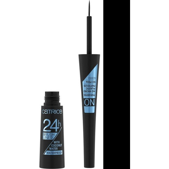 Catrice 24h Brush Liner Waterproof płynne eyeliner 010 Ultra Black Waterproof 3 ml