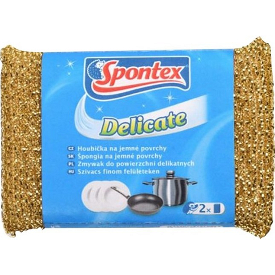 Spontex Delicate ściereczka do czyszczenia, gąbka na delikatne powierzchnie 1 sztuka