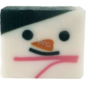 Bomb Cosmetics Sněhulák - Snow Shower Přírodní glycerinové mýdlo 100 g