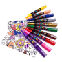 Posca Uniwersalny zestaw markerów akrylowych 0,7 - 1 mm Kolory pastelowe 8 sztuk PC-1M