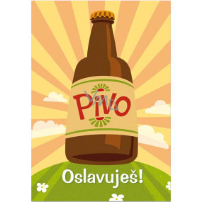 Ditipo Hrací přání Oslavuješ! Argema Jarošovský pivovar 224 x 157 mm