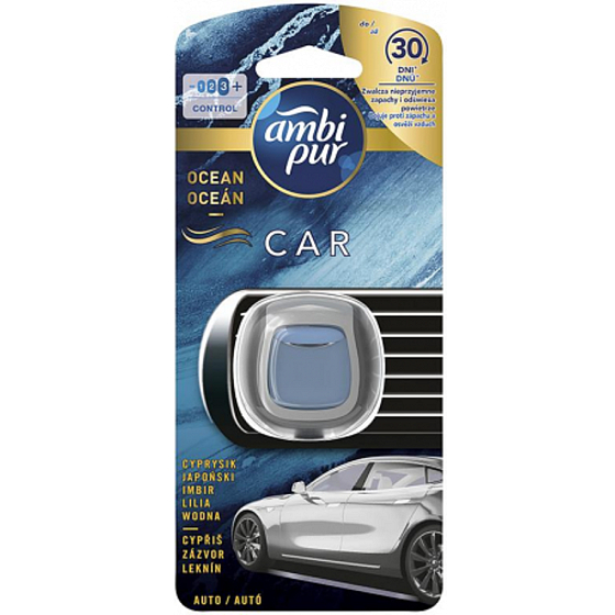 Ambi Pur Car Jaguar Ocean odświeżacz powietrza do auta zapachowy wkład 2 ml
