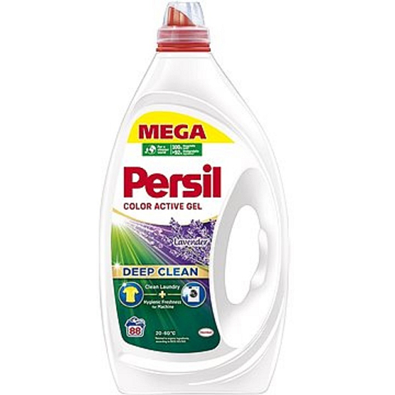 Persil Deep Clean Lavender univerzální tekutý prací gel na barevné prádlo 88 dávek 3,96 l