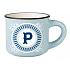 Albi Espresso kubek - litera P 45 ml