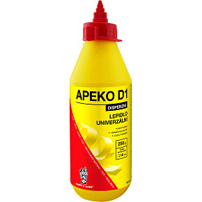 APEKO D1 klej do drewna, papieru, skóry z aplikatorem, 250 g