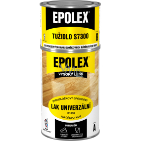 Epolex s1300 lesk dwuskładnikowy lak na drewno + utwardzacz, 840 g Epolex s1300 lesk dwuskładnikowy lak na drewno + utwardzacz, 840 g