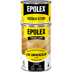 Epolex s1300 lesk dwuskładnikowy lak do drewna + utwardzacz, 840 g