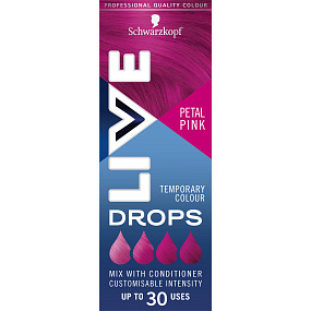 Schwarzkopf Live Drops Różowy kwiat barwiące krople do włosów, 30 ml Schwarzkopf Live Drops Różowy kwiat barwiące krople do włosów, 30 ml