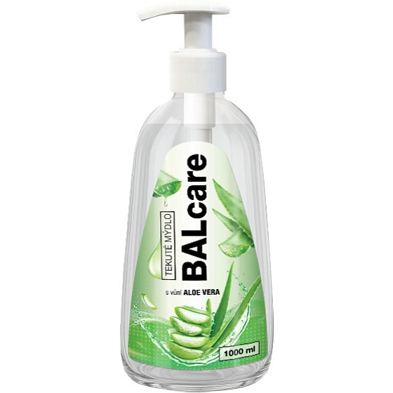 Balcare Aloe vera płynne mydło z dozownikiem 1 l