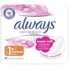 Always Ultra Sensitive Normal Plus wkładki intymne 10 sztuk