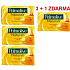 Palmolive Naturals Milk & Honey tuhé toaletní mýdlo 3 + 1 kus 100 g