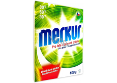 Merkur pro bílé i barevné prádlo, univerzální prací prášek, 600 g