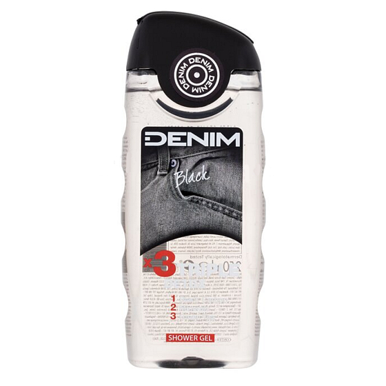 Denim Black żel pod prysznic dla mężczyzn 250 ml