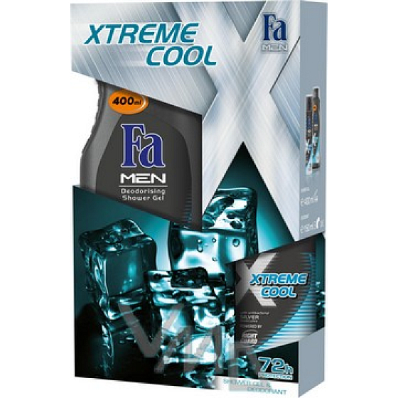 Fa Men Xtreme Cool sprchový gel 400 ml + deodorant sprej 150 ml, kosmetická sada