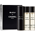 Chanel Bleu de Chanel woda toaletowa komplet dla mężczyzn 3 x 20 ml