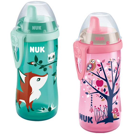 Nuk First Choice Kiddy Cup nekapající pítko 12+ měsíců láhev plastová 300 ml