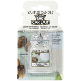 Yankee Candle Shea Butter - Bambucké máslo gelová vonná visačka do auta 30 g