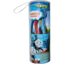 Thomas & Friends - Lokomotiva Tomáš zubní pasta pro děti 75 ml + 2 x zubní kartáček + kelímek na vodu, dárková sada