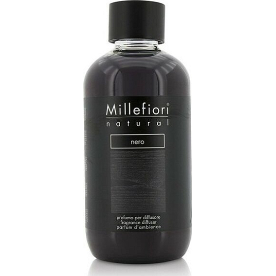 Millefiori Milano Natural Nero - Czarna Napełniacz dyfuzora dla patyczków zapachowych 250 ml
