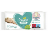 Pampers Sensitive wilgotne chusteczki dla dzieci 52 sztuk