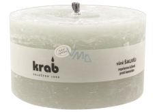Krab Śalvěj repelentní zahradní svíčka rustik, hoří 45 hodin, 80 x 140 x 140 mm 1 000 g