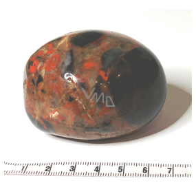 Jaspis Brekcie Tromlovaný kamień naturalny 100 - 160 g, 1 sztuka, kamień pozytywnej energii Jaspis Brekcie Tromlovaný kamień naturalny 100 - 160 g, 1 sztuka, kamień pozytywnej energii