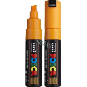 Posca Uniwersalny akrylowy pisak o szerokim, zaokrąglonym grocie 8 mm Jasny pomarańczowy (pomarańczowy) PC-8K Posca Uniwersalny akrylowy pisak o szerokim, zaokrąglonym grocie 8 mm Jasny pomarańczowy (pomarańczowy) PC-8K