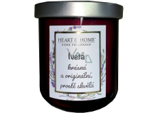 Heart & Home Słodkie wiśnie sojowa świeca zapachowa z imieniem Iveta 110 g