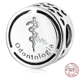 Charm Srebrna 925 Stomatolog, koralik na bransoletkę zatrudnienia Charm Srebrna 925 Stomatolog, koralik na bransoletkę zatrudnienia