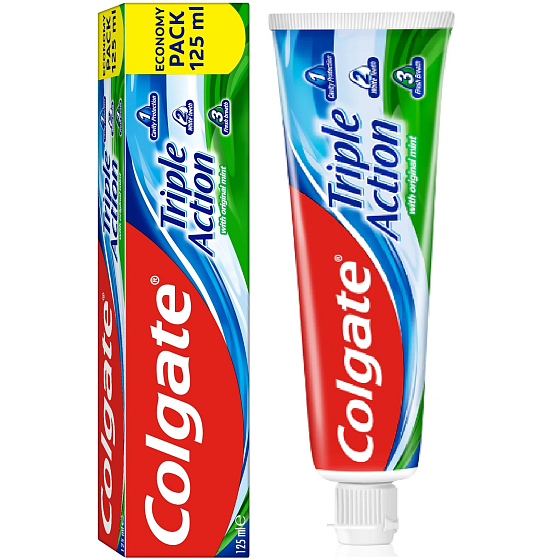 Colgate Triple Action XXL pack pasta do zębów 125 ml