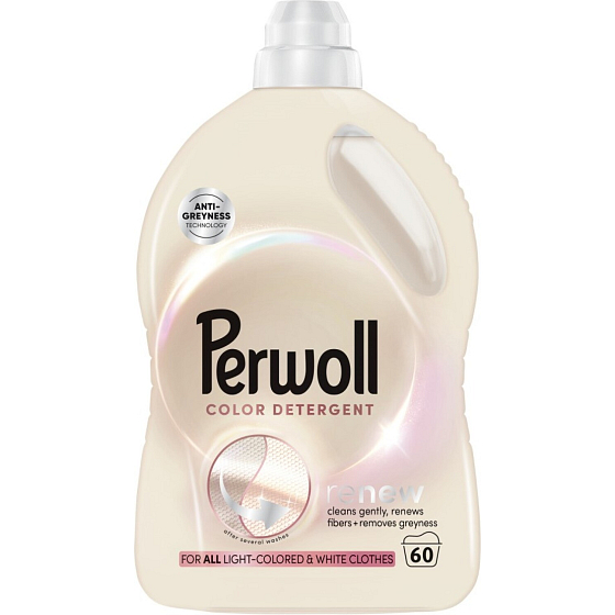 Perwoll żel do prania Renew Light Colors 60 prań, 3L