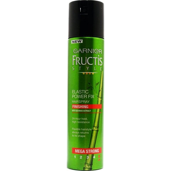 Garnier Fructis Style Elastic Power Fix Finishing Mega Strong lak na vlasy 250ml