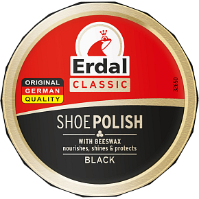 Erdal Shoe Polish Czarny krem do butów, 55 ml