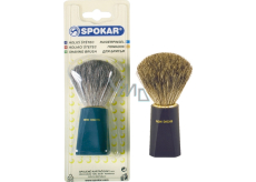 Spokar Męska szczotka do golenia 100% prawdziwy jeżozwierz włos 1 sztuka 8315/166/P