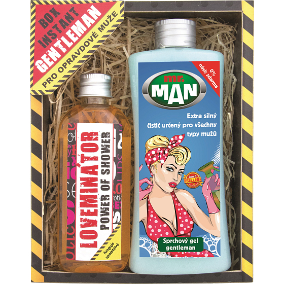 Bohemia Gifts Gentleman mr. Man sprchový gel 200 ml + Loveminator sprchový gel 100 ml, kosmetická sada