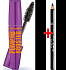 Miss Sporty Pump Up Booster řasenka 001 Extra Black 12 ml + Tužka na oči 001 Magic 1,2 g