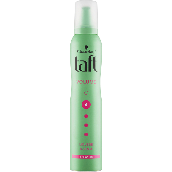 Taft Volume, pianka do włosów z efektem push-up, Siła utrwalenia 4, 200 ml