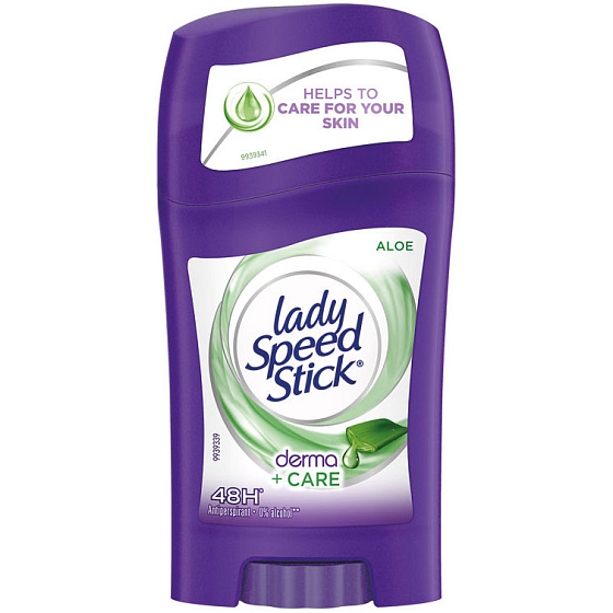 Lady Speed Stick Derma + Care Aloe antyperspirant dezodorant w sticku dla kobiet 45 g