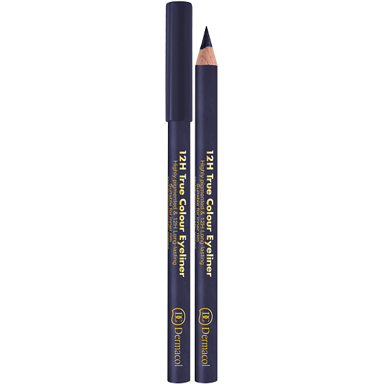 Dermacol 12h True Colour Eyeliner dřevěná tužka na oči 07 Grey 2 g