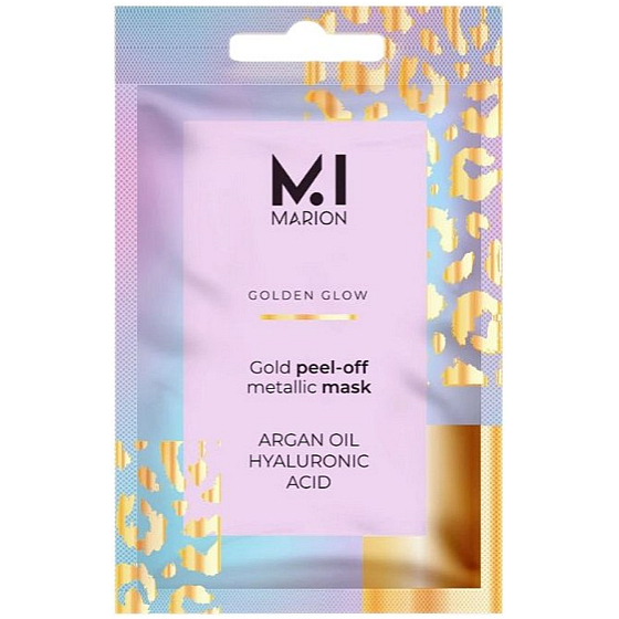 Marion Golden Skin Care Peel-Off odmładzająca złota metaliczna maska peel-off 6 g