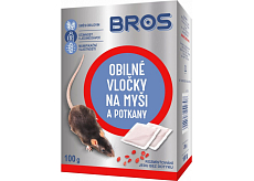 Bros płatki zbożowe przeciwko myszom, szczurům i norom, 100 g