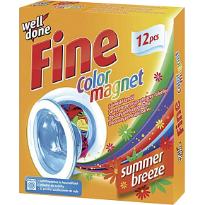 Well Done Fine Color Magnet Summer chusteczki do suszarki i pralki 12 sztuk