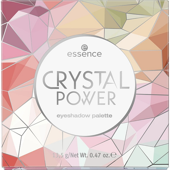 Essence Crystal Power Eyeshadow Palette paletka očních stínů 13,5 g