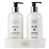 Scottish Fine Soaps Au Lait tekuté mýdlo dávkovač 300 ml + mléko na ruce dávkovač 300 ml, duo set