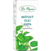 Dr. Popov Olejek miętowy 100% naturalny olej do użytku zewnętrznego i wewnętrznego suplement diety 10 ml