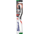 Signal Nature Elements Silver Charcoal miękki szczoteczka do zębów miękki z aktywnym węglem 1 sztuka