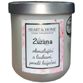 Heart & Home Świeża pościel z sojowym zapachem o nazwie Zuzana 110 g