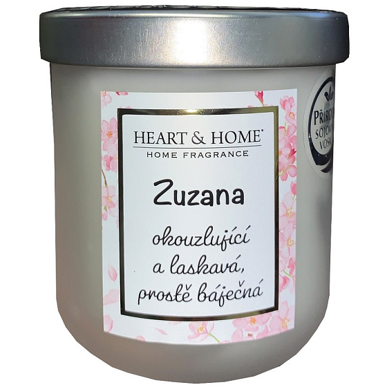 Heart & Home Świeża pościel z sojowym zapachem o nazwie Zuzana 110 g
