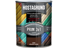 Hostagrund Prim 3v1 S2177 základní i vrchní barva na kov, 0240 hnědá střední, 600 ml